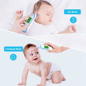 ℃/°F Switchable Forehead Thermometer with Memory Function and LCD Backlit