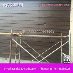 Quality China building material wood grain cladding siding wall panels suppliers 3050*192mm for sale