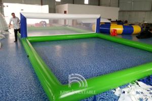 China Inflatable Volleyball Court Adults Inflatable Beach Games For Pool Game 33x16.4x5ft on sale