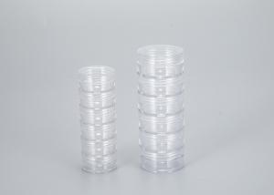 Quality Thick Wall Plastic Cosmetic Jar With Transparent Lids 5g 10g Stackable for sale