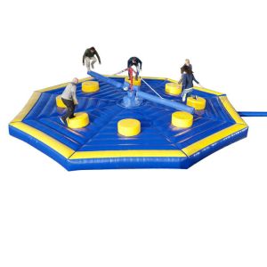 Quality Commercial Inflatable Wipeout Game For Jumping CE / EN14960 Approved for sale