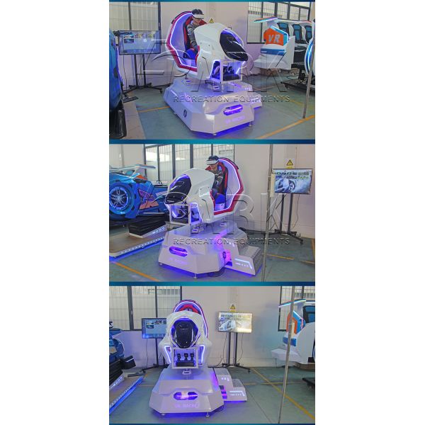 EPARK Single-player VR Racing Ride Game center 9d virtual reality simulation rides vr racing car simulator in india