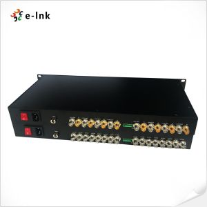 8 Channel Max 57600bps 3G SDI Fiber Converter Reverse RS485 Data Type