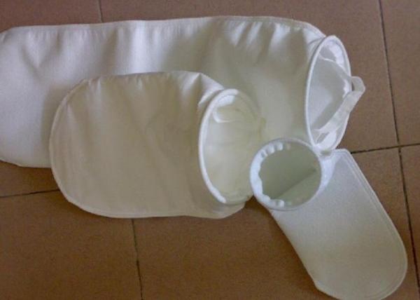 Nonwoven Industrial Filter Bag , PPS P84 Filter Fabric Liquid Filter Bag