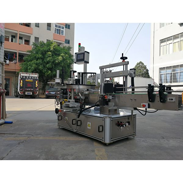 High-Speed Automatic Three Side Square Bottle Label Applicator Machine With Single Label