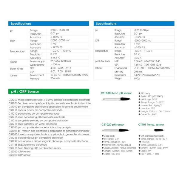 Multifunctional Benchtop Digital Meter for pH mV EC Measurement in Lab Water Testing