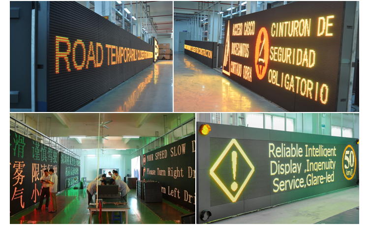 16mm Pixel Pitch VMS LED Display IP65 Waterproof 12000cd Brightness