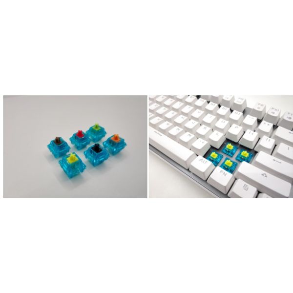 OEM Tactile Keyboard Switch Black Life Over 50000000 Cycles TS16949 Approved