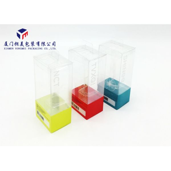 12.5cm Height Eco Friendly Rectangle Shape Hard Plastic Box Packaging For Keyring