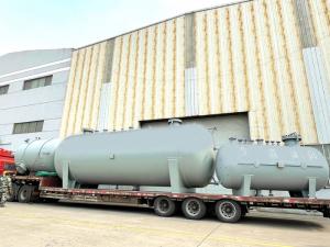 Quality CE Chemical Pressure Vessels 30m3 50m3 Carbon Steel Oxygen Storage Tank for sale