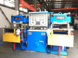 Customized 200T blue vulcanizing machine to produce silicone fresh cover stroke 250