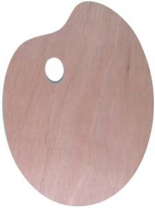 Quality Recycled Wooden Artist Palette For Acrylic Painting , Painter