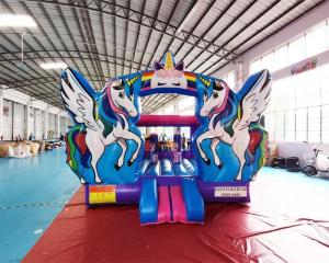 Quality Playground Unicorn Kids Jumping Bouncer Inflatable Bounce House for sale