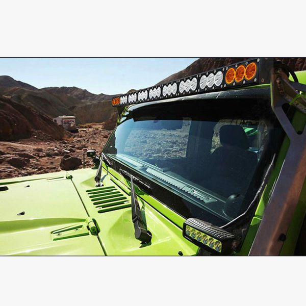 Single Row Strobe Truck Offroad IP67 Curved LED Light Bar