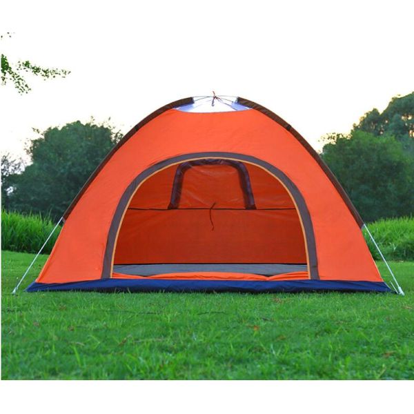 3 to 4 Person Economy Single Layer Camping Tent with One Door(HT6052)