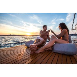 Quality Pvc Saturn Inflatable Water Floating Gymnastics Airtrack Mat for sale