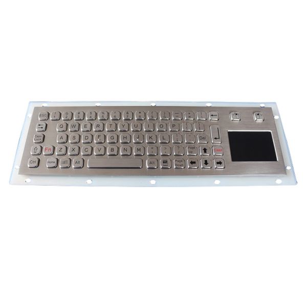 IP65 Dynamic Water Proof Touchpad Keyboard Stainless Steel Industrial Keyboard