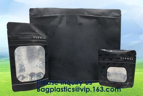 Mylar k Foil Carbon Smell Proof Bag with One Side Clear,3.5 Grams Jungle Boys Packaging Paris Og Smell Proof Zippe