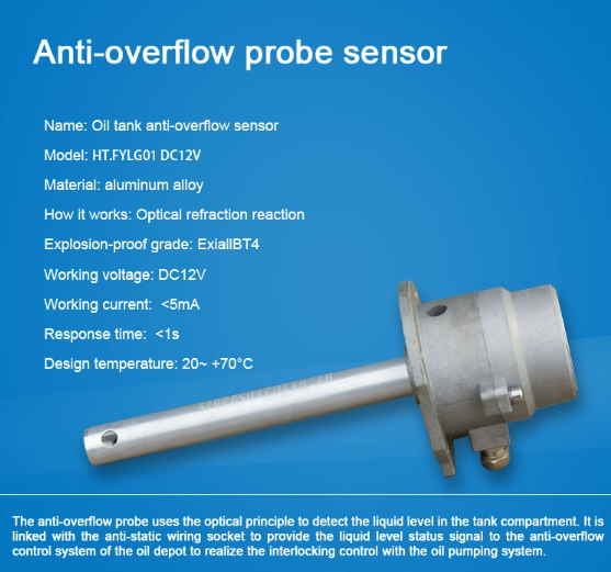 Aluminum Alloy Anti Overflow Probe Rod For Consistent Ambient Temperature Control