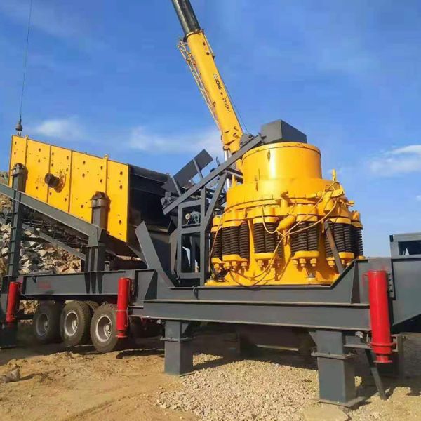 Top Brand Concrete Compact Mobile Stone Crusher Plant Machinery Made In China