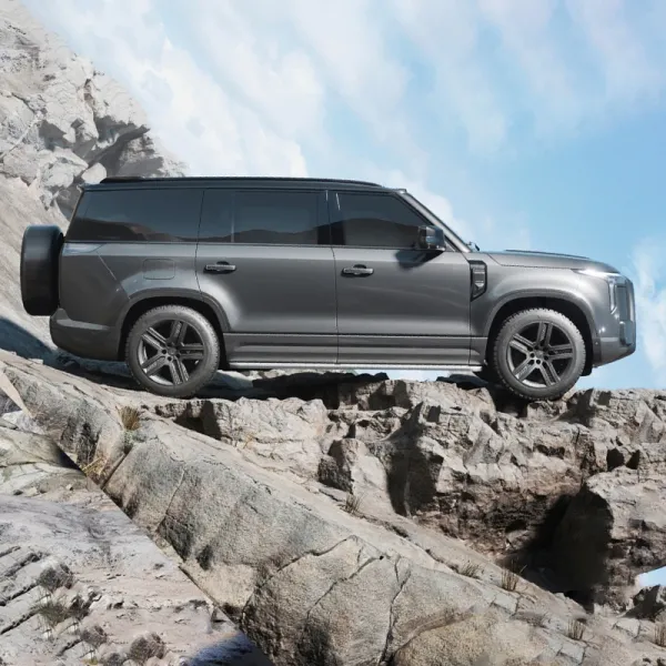 Hybrid Fuel Jishi 01 2023 Versatile 7 Seater Version Energy Vehicles Medium Large SUV Max Speed 200Km/h 2023 REEV Car