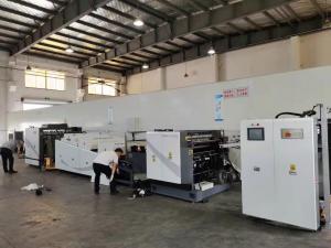 Quality Paper Polishing Overall Coating UV Varnishing Machine 1200mm Two Towers for sale