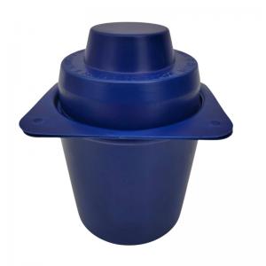 Quality Recyclable Clamshell Plastic Packaging Round Blue Clamshell Plastic Box for sale