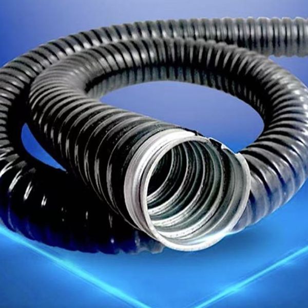 Electric Cable Wire Protection Flexible Metal Conduit With Activity Bending 10°-30° And Flange Connection