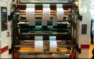 Quality Jumbo Roll to Small Roll Slitting Machine 1300fq Automatic PVC Tarpaulin Roll Slitting Machine for sale