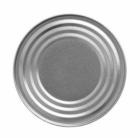 99mm 52.3mm 83.3mm Metal Tinplate Round Lid For Cans Bottoms Cover