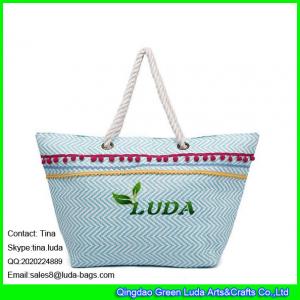 Quality LUDA korea fashion ladies handbag paper straw beach handbags trendy laides handbags for sale