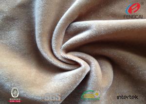 Quality OEM Soft Polyester Velvet Fabric / Polyester Flannel Fabric Furniturer Cover Use for sale