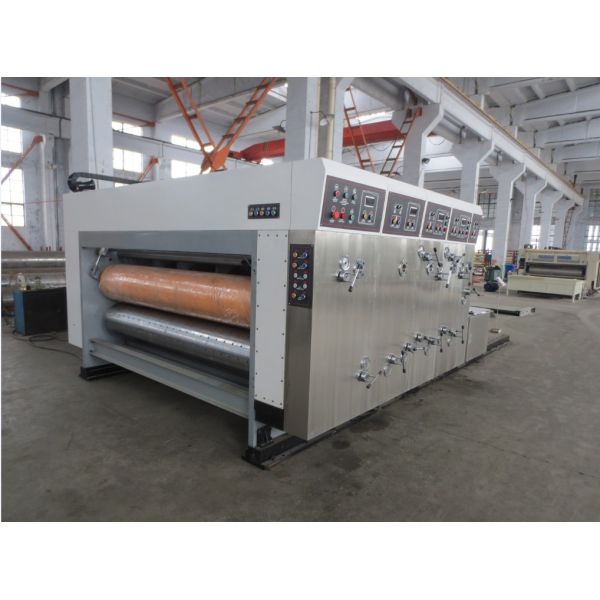 Double Side Automatic Flexo Printer Slotter Die-Cutter Stacker Machine