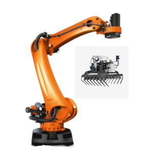Quality Robot Arm Kuka KR180 Palletizer 5 Axes Stack Products Efficiently for sale