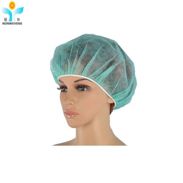 21'' Blue Mob Caps Medical Doctor With Tape Disposable Hair Net Cap Polypropylene Virgin Nurse Bouffant Caps