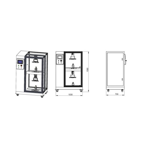 PLC Control Wire 45 Degree Taper Testing Machine For Rotational Life Test