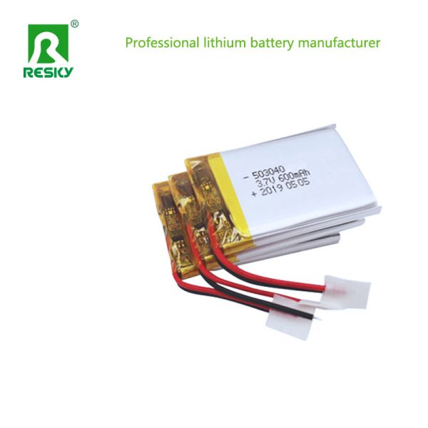 Power Lithium Polymer Battery Cell 503040 600mAh 3.7V For Smart Watch
