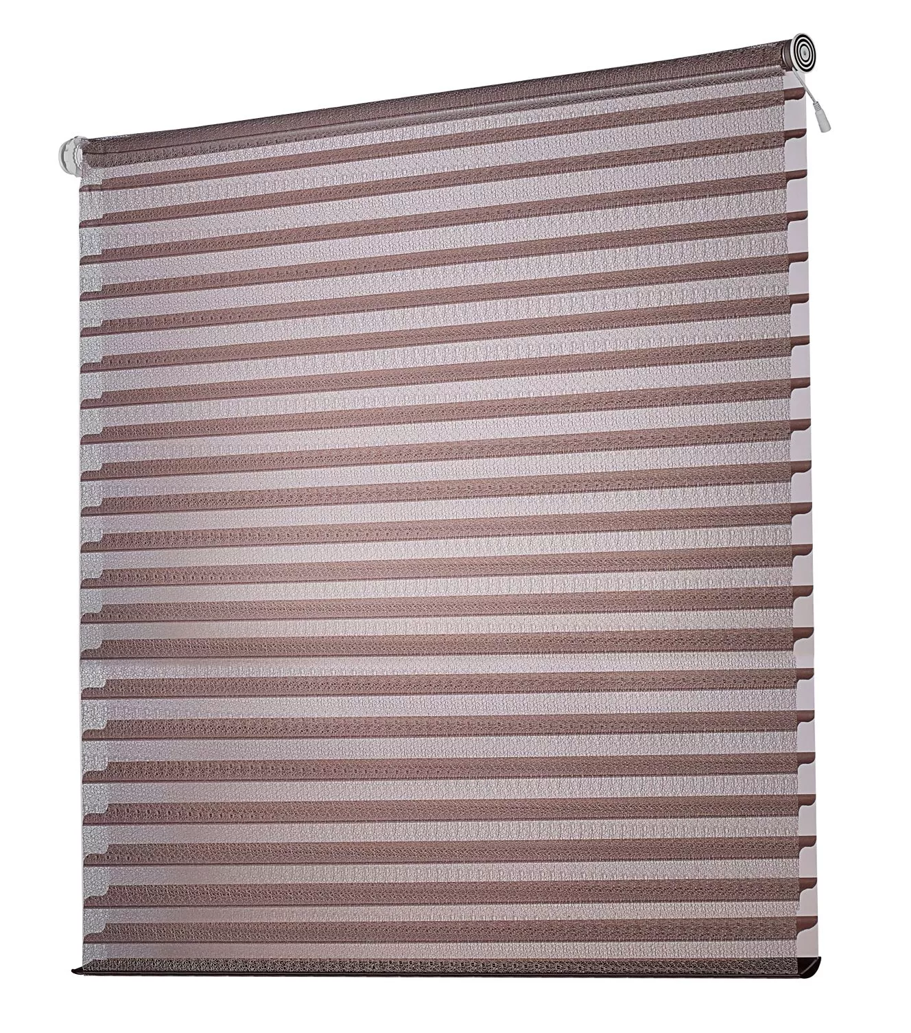 Light control Blackout Material double layer beige Horizontal Shangri-la blind and curtain customized