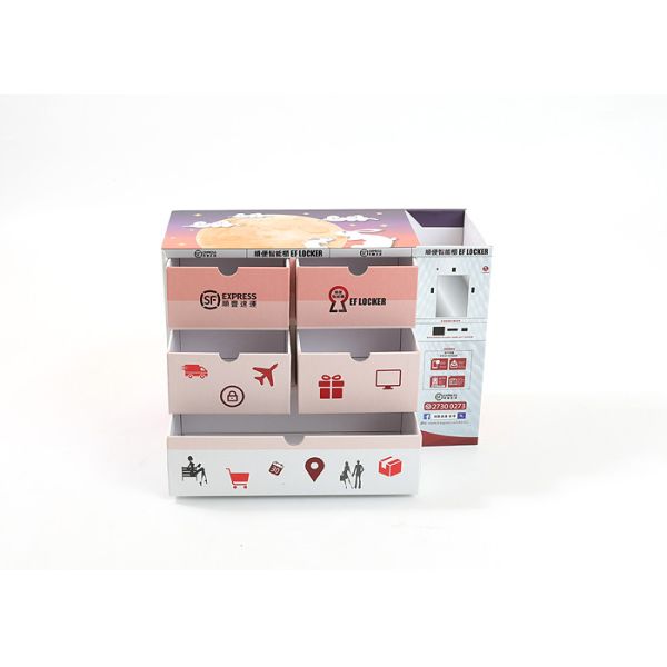 5 Piece Drawers Cardboard Candy Box Kraft Paper Rigid For pot