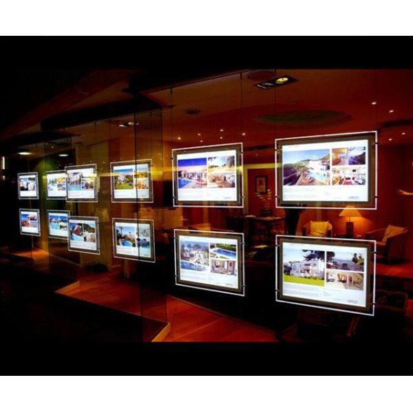 24 X 36 Wall Light Box Display Signs / Double Sided Poster Frame Light Box