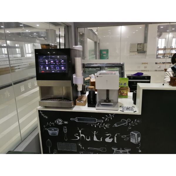 Touch Screen Automatic Countertop Coffee Vending Machine Remote Control