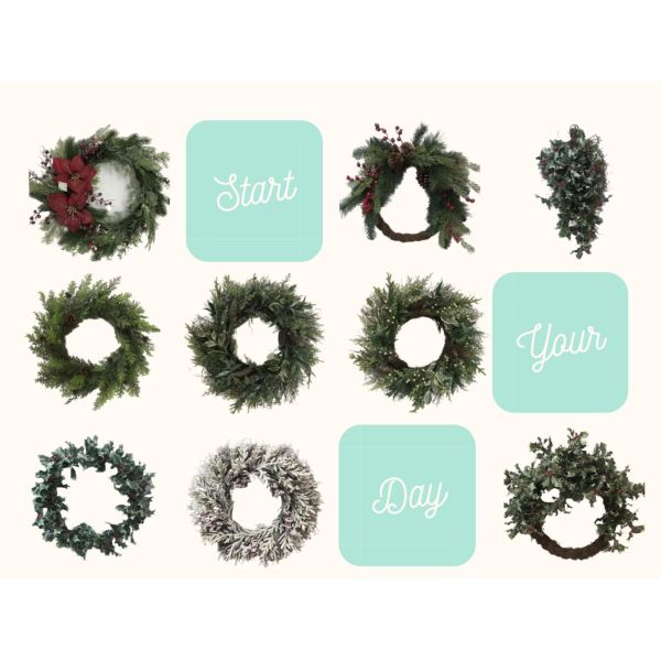 21'' Compact Artificial Xmas Decorations For Home Decor