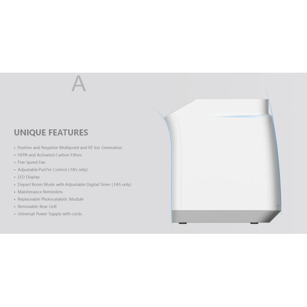 Home PM2.5 Duct Air Cleaner Hepa And Carbon Filter Air Purifier With Digital Display