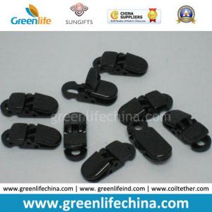 Quality Small Size Black Plastic ID Badge Clip Can Print Logo for sale