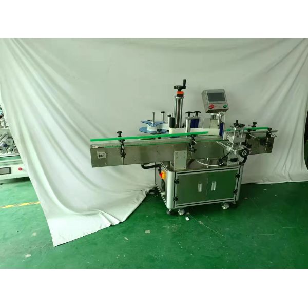 Desktop Automatic Flat Labeling Machine For Round Bottle Glass Bottle Sticker