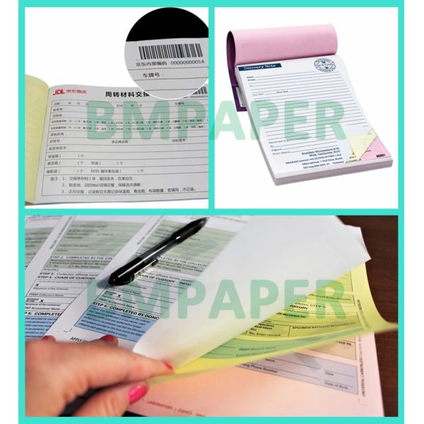 55gsm 60gsm Multicopy NCR Carbonless Paper Blue Or Black Image 860 x 610mm