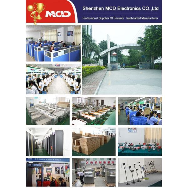 Light Portable Best Sensitivity Handheld Metal Detector for Testing Weapon and Gun