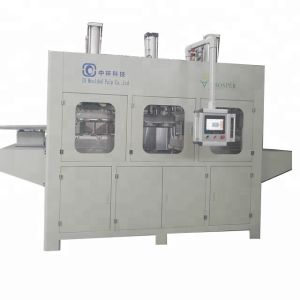Fiber Moulding Pulp Food Container Thermoforming Machine 2000pcs/day