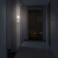 Motion Sensor Night Light Indoor USB Rechargeable Bedside Lamp Portable Adjustable Brightness Nightlight