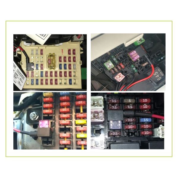 Customized Mini ATM APM Auto Blade Fuse Holder Add-a-circuit Fuse Adapter 32V For Japanese Car Truck Motorcycle SUV DIY